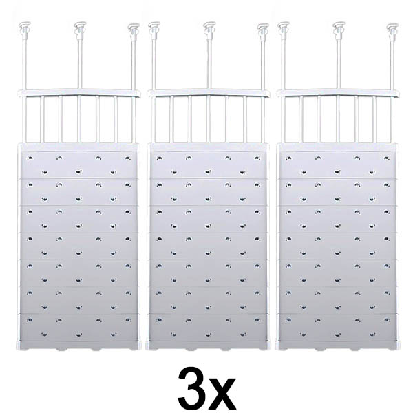 3x Rozszerzalna półka do przechowywania | SHELFEXPEND